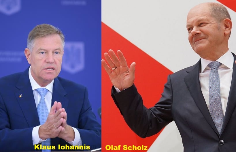Eveniment de mîndrie națională: ne-a mîngîiat pe creștet Olaf Scholz