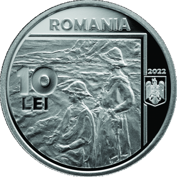 (FOTO) Moneda lansată de BNR pentru Gheorghe Petrașcu