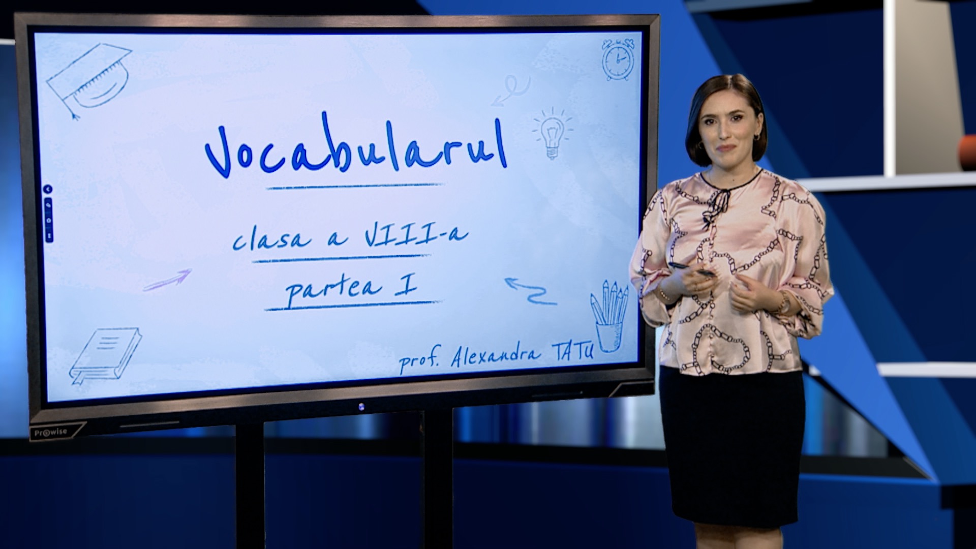 Limba semnelor române pentru hipoacuzici la „Teleşcoala”