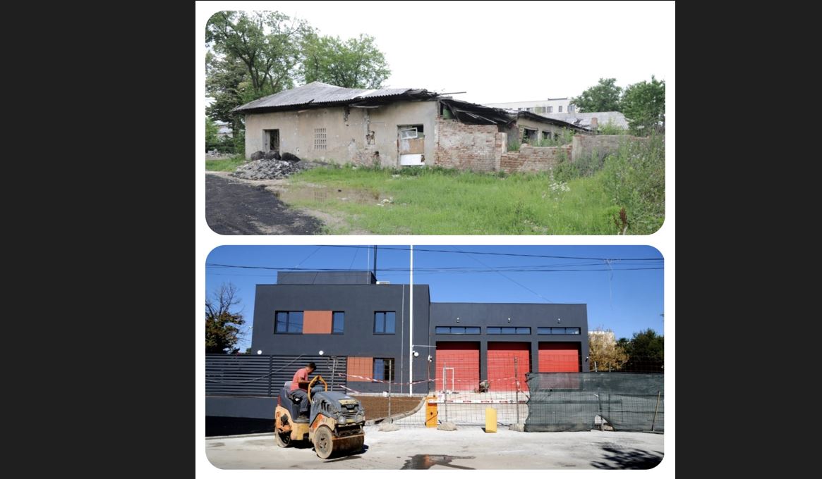 În sectorul 4, înainte și după