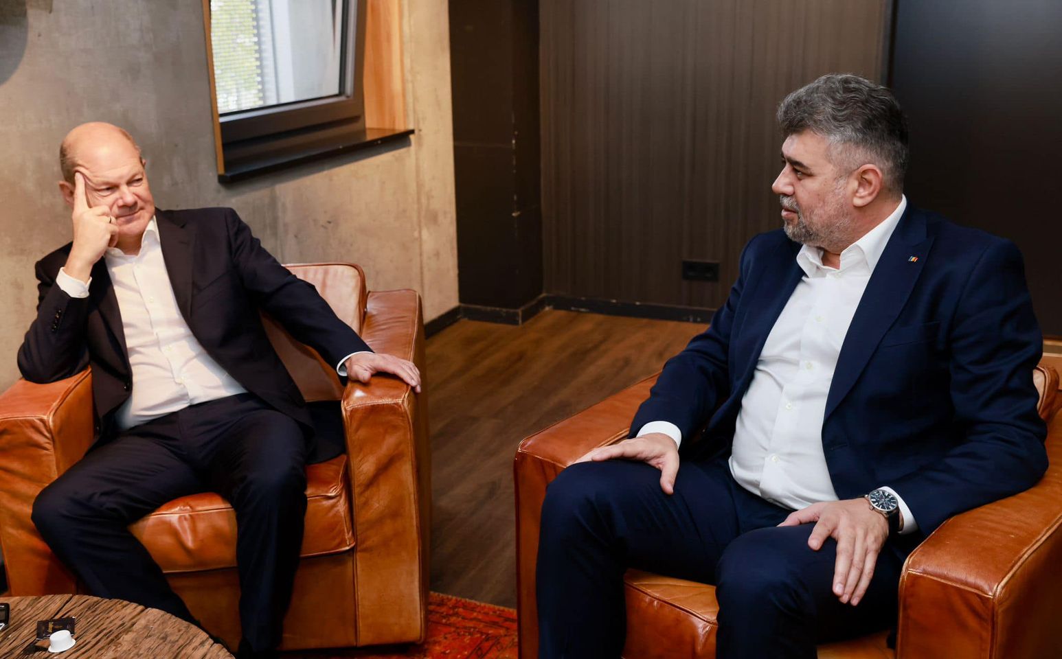 Ciolacu s-a întâlnit cu Scholz: ”Am prezentat dorinţa PSD”