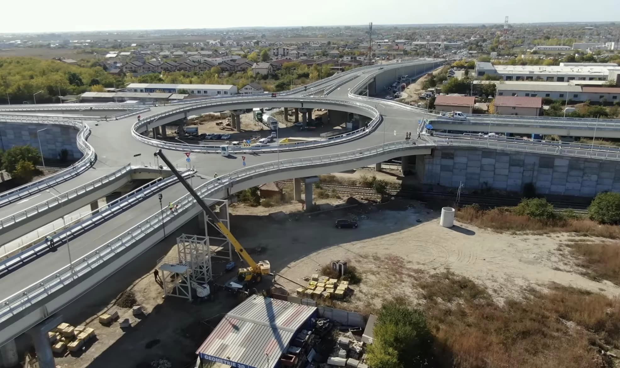 Pasajul de la Domnești, gata pe 15 noiembrie