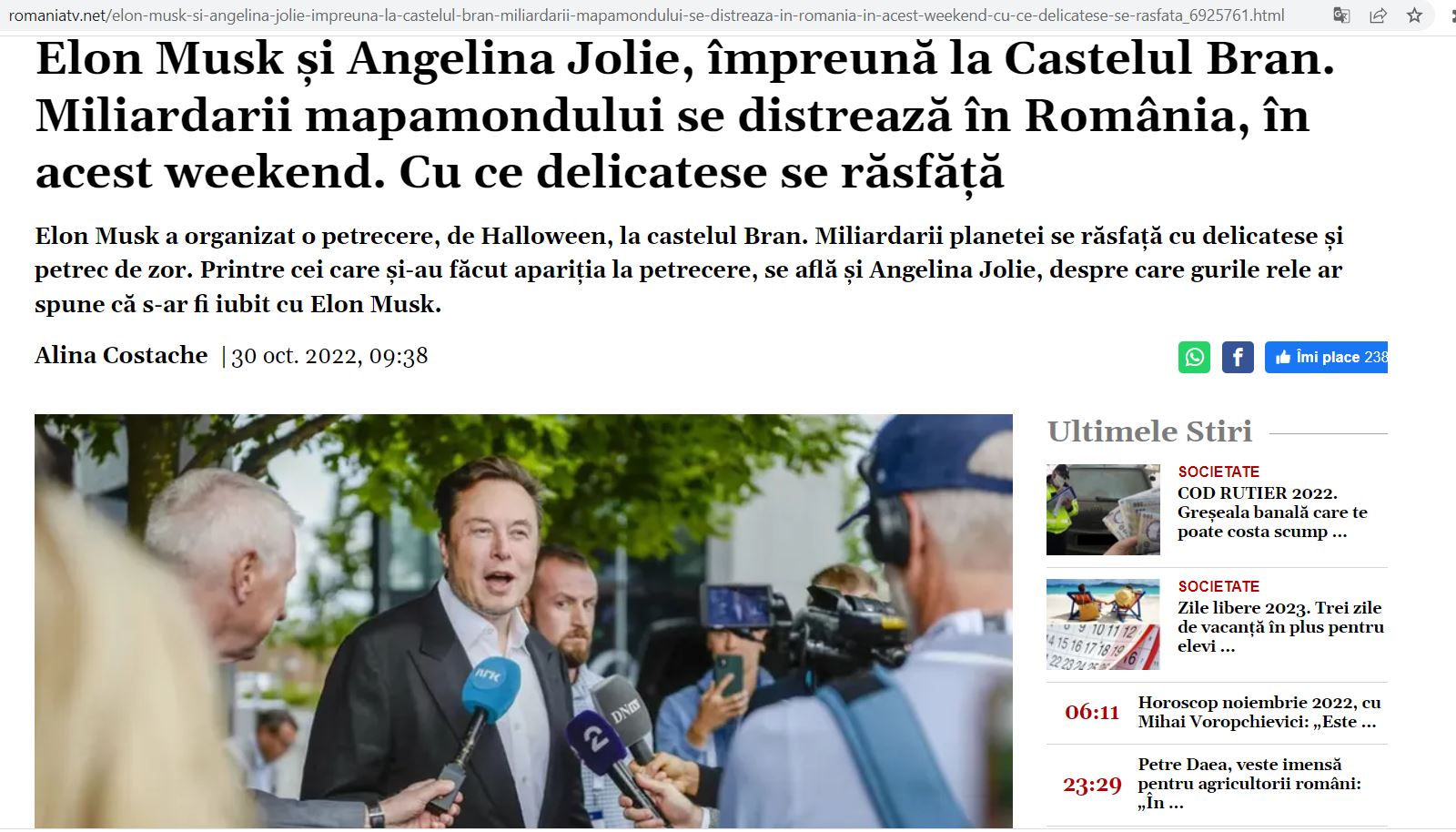 Delirul presei româneşti