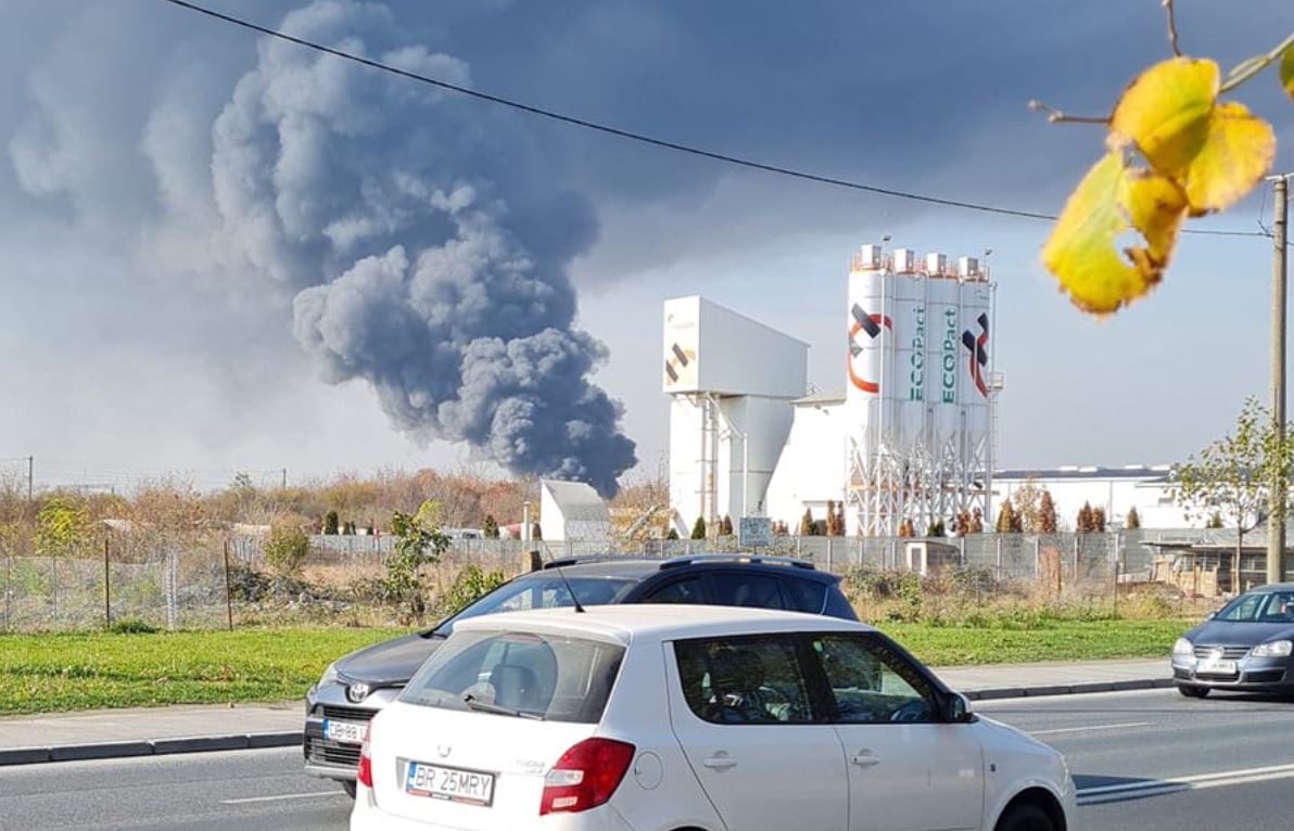 Zeci de tone de deşeuri ard la Chitila