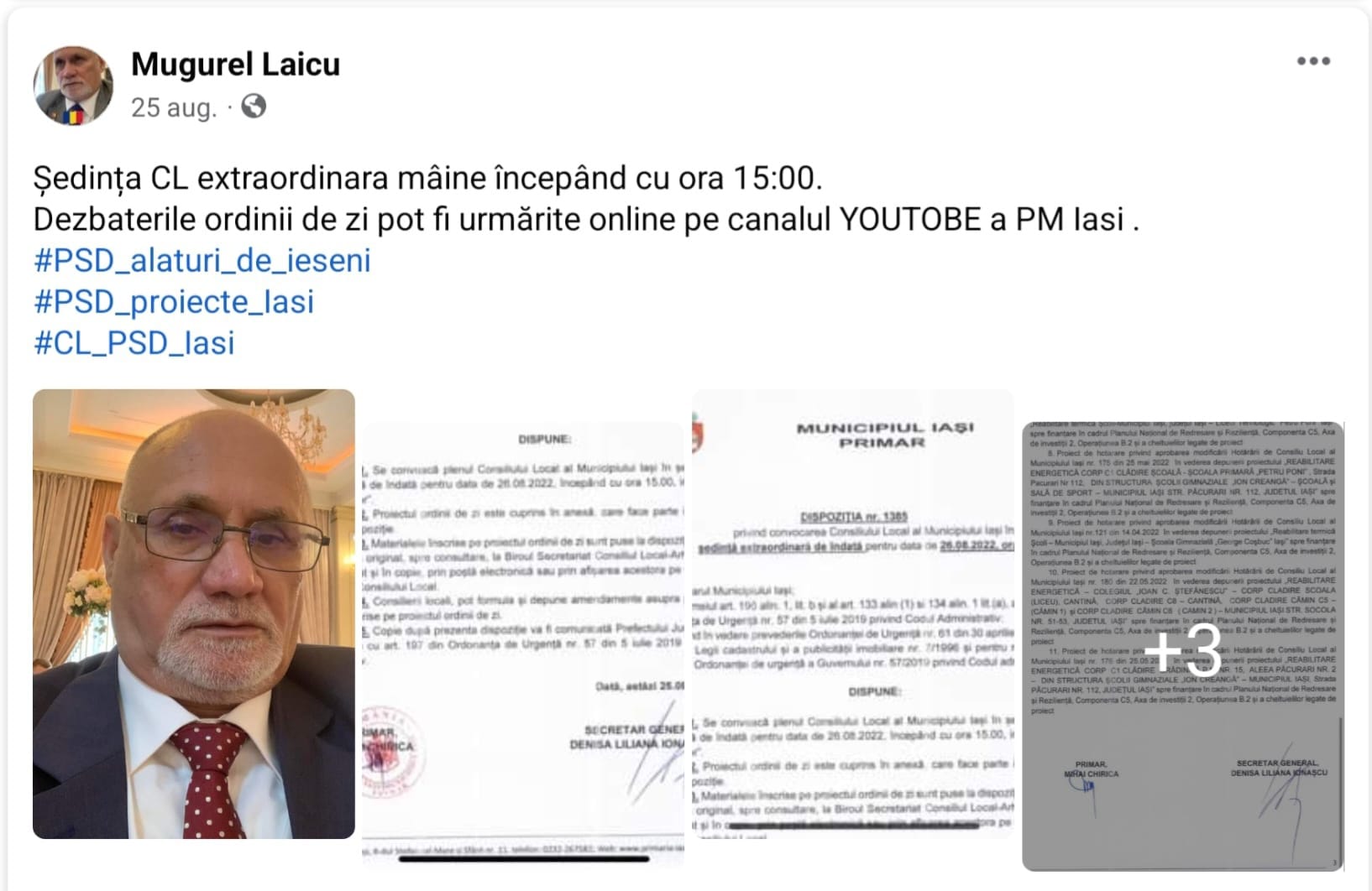 Posibilă stare de incompatibilitate la șefia DRDP Iași