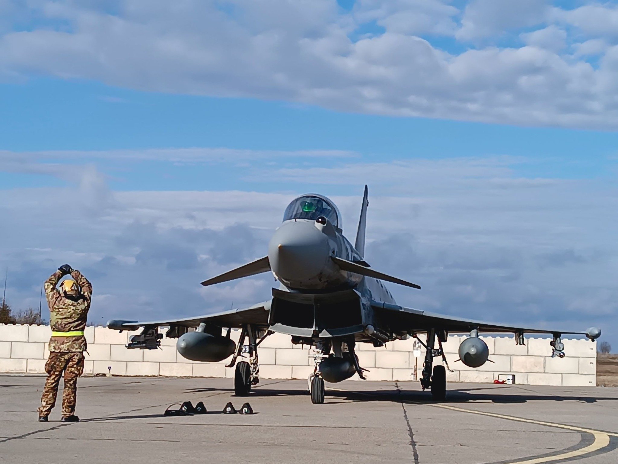 Italienii preiau misiunea de Poliție Aeriană în România