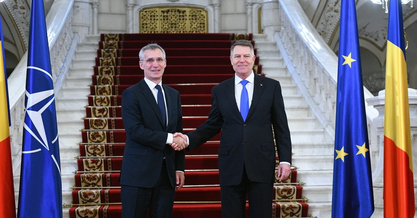Iohannis se întâlnește cu șeful NATO, la Cotroceni