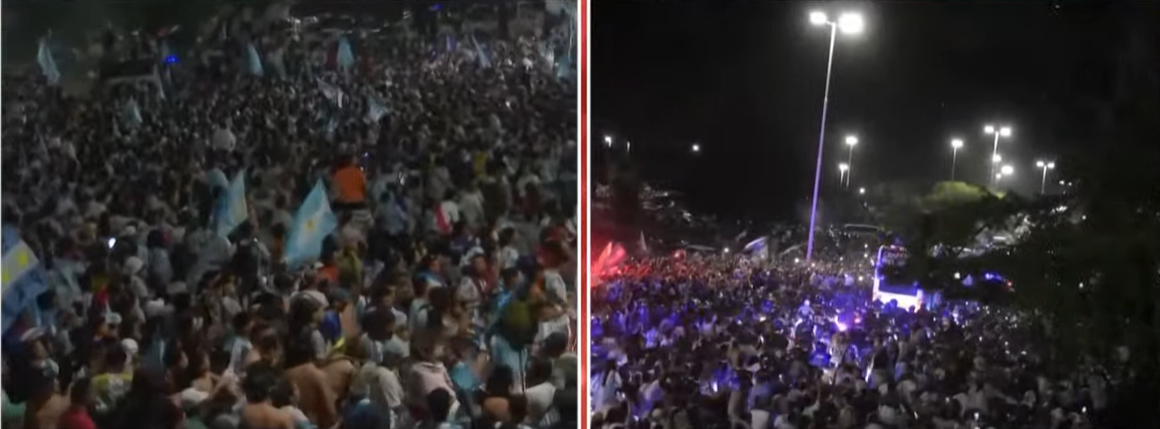 (VIDEO) Sosirea campionilor! Zi liberă în Argentina