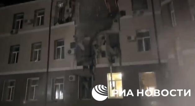 (VIDEO) Imagini cu un spital lovit de bombardament