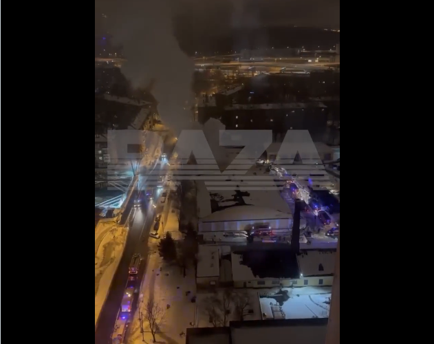 (VIDEO) Unitate militară în flăcări la Moscova!