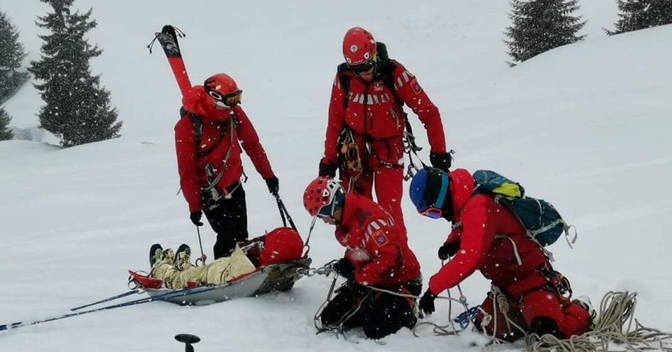 Crăciun plin pentru salvamontiști