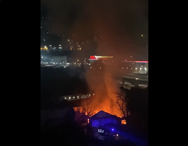 (VIDEO) Arde iar la ruși
