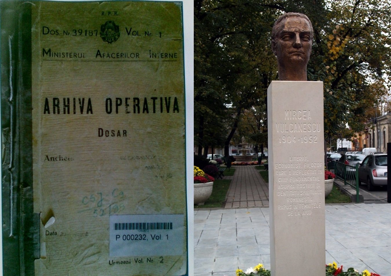 Victoria lui Mircea Vulcănescu împotriva noilor bolșevici: bustul rămîne pe soclu