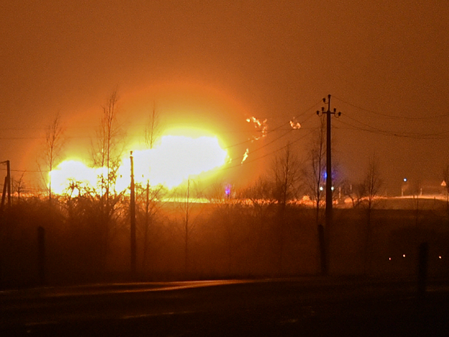 Explozia de la un gazoduct din Lituania