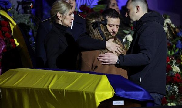 Funeralii pentru oficialii ucraineni din elicopterul prăbușit