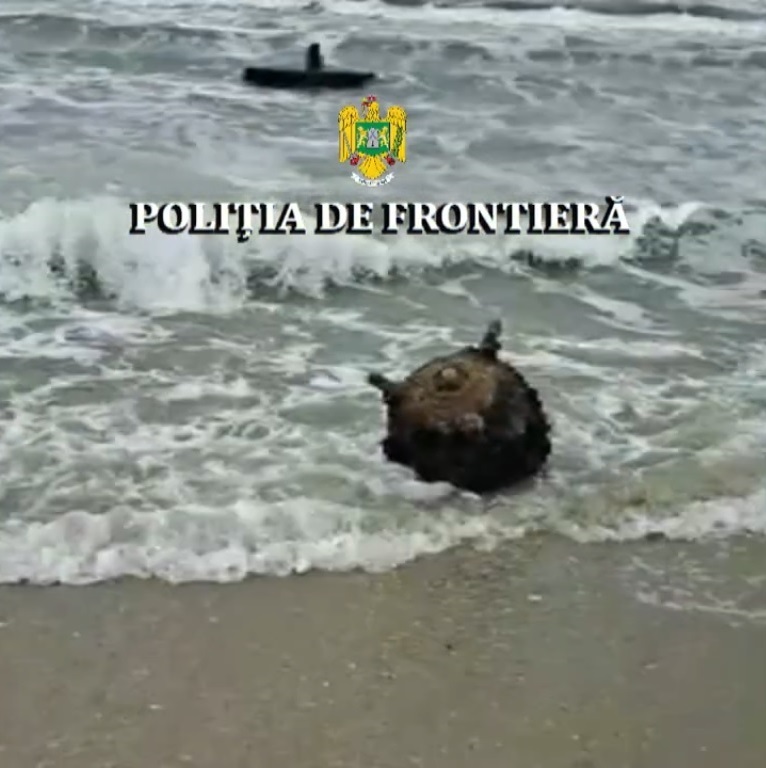 Mină marină, descoperită în zona Sfântul Gheorghe
