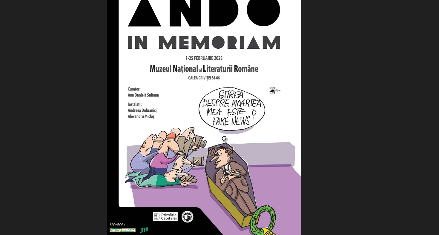 Expoziția „In Memoriam ANDO”, la Muzeul Național al Literaturii Române