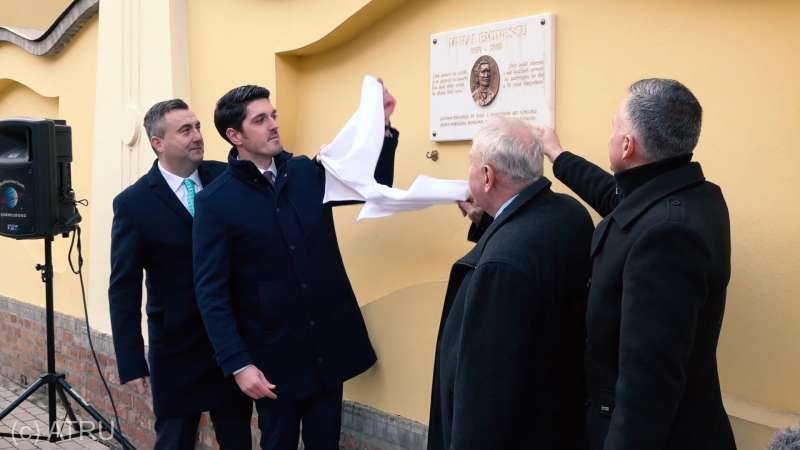 Placă a lui Eminescu, dezvelită în oraşul ungar Gyula