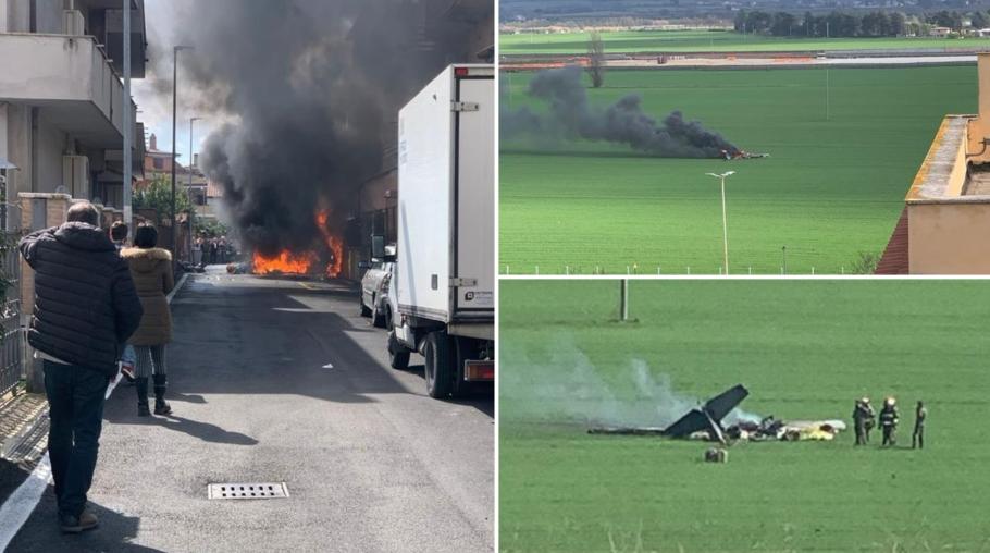 Două avioane militare s-au prăbușit