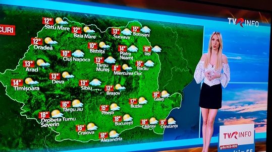 Striptease, căldură mare și vînturi pe la TVR