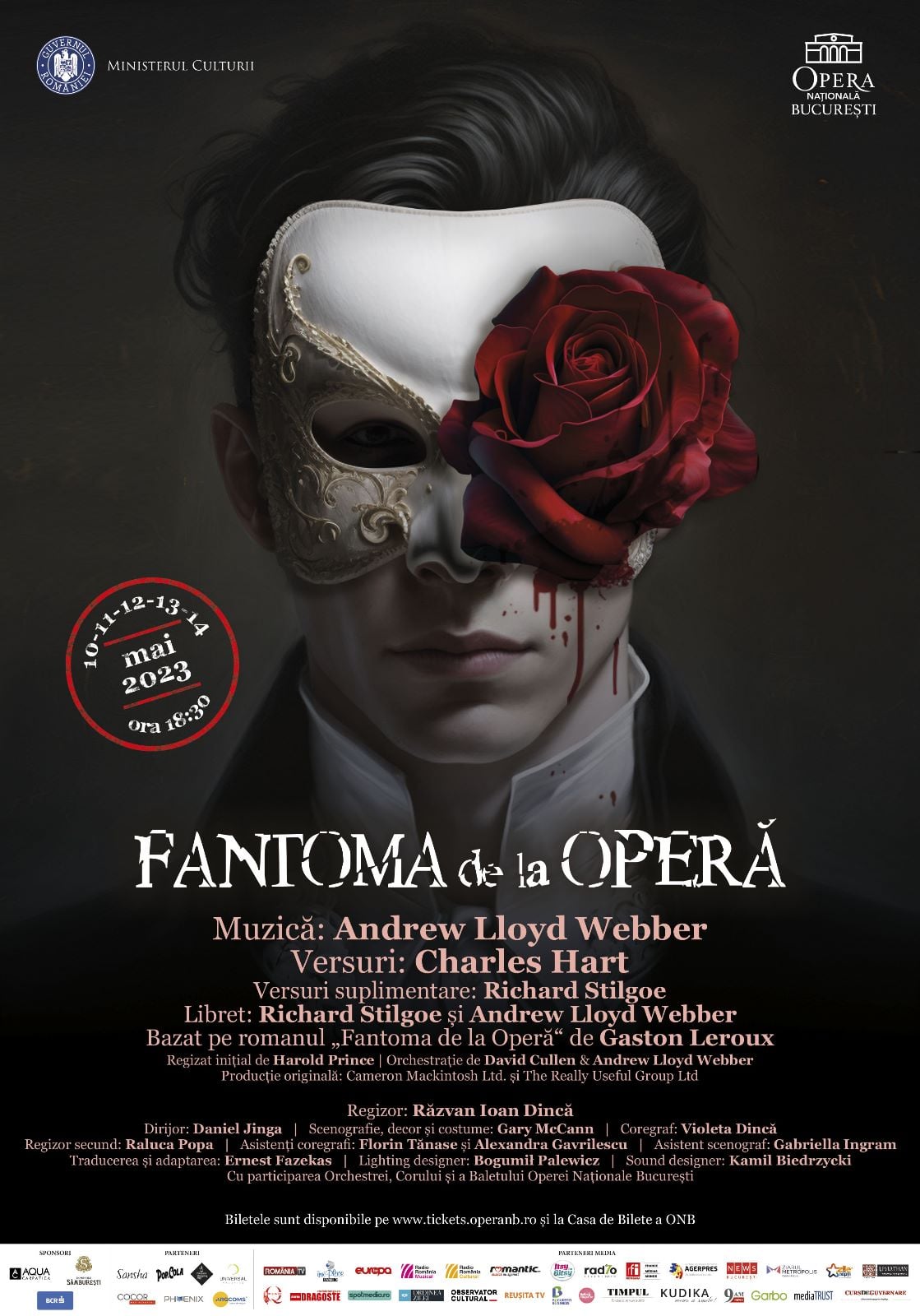 „Fantoma de la Operă”, la București