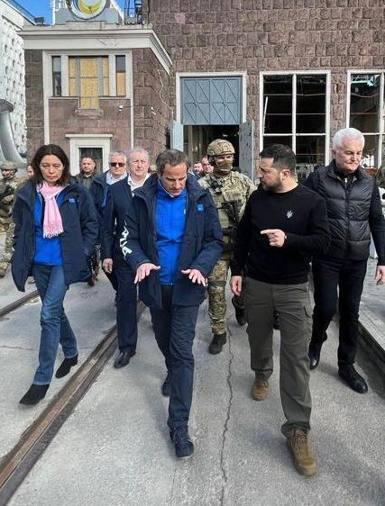 (VIDEO) Zelenski, în prima linie a frontului sudic