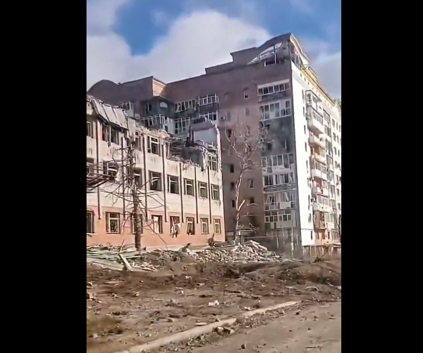 (VIDEO) Noi imagini din Bahmut