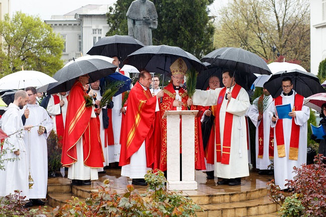 Traseul Procesiunii de Floriile catolice