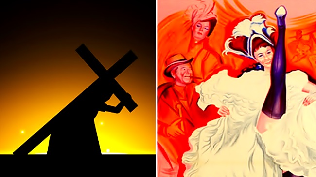 Prohod cu cracii în tavan