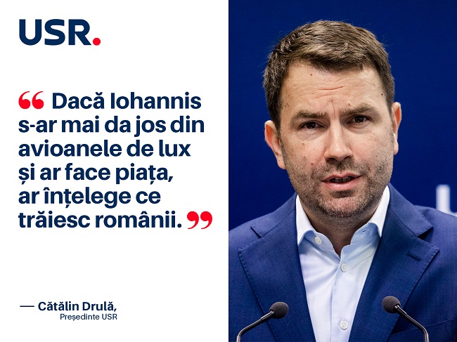 USR îl împunge pe Iohannis