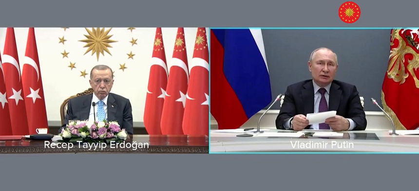 (VIDEO) Fețele lui Erdogan și Putin: Vreau să o spun fără ocolişuri