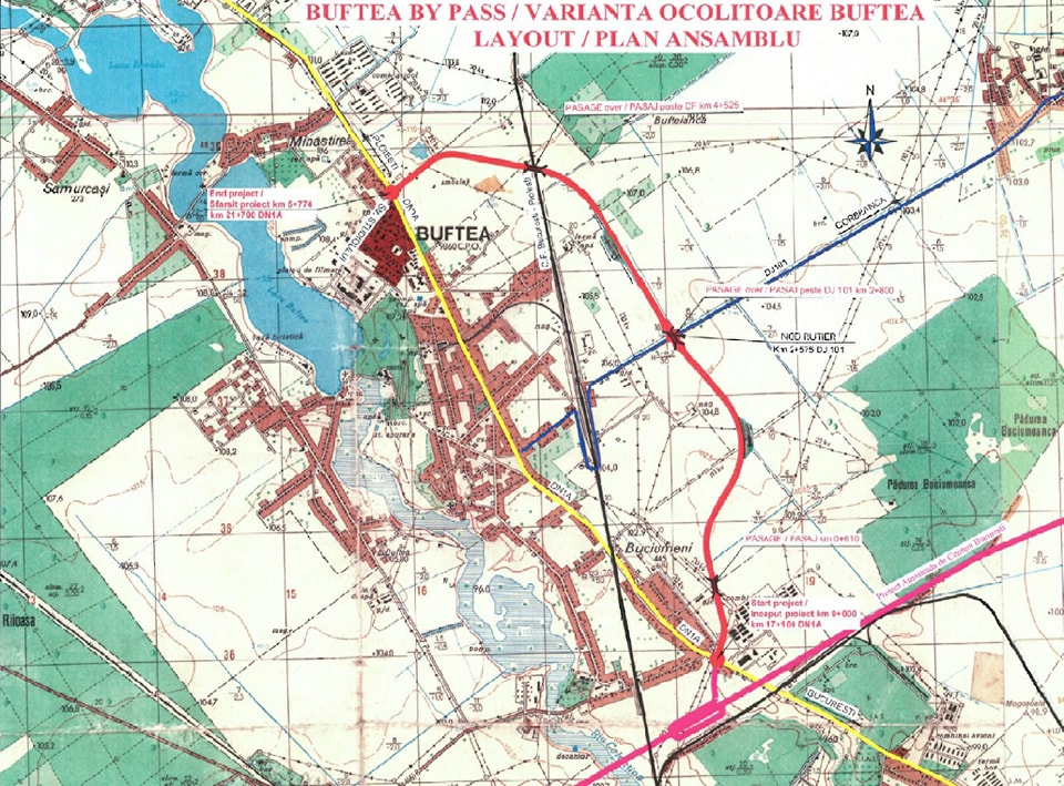 Varianta ocolitoare Buftea, 14 mil€/km