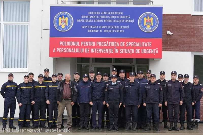 Ucraineni se antrenează în noul poligon de la Siret