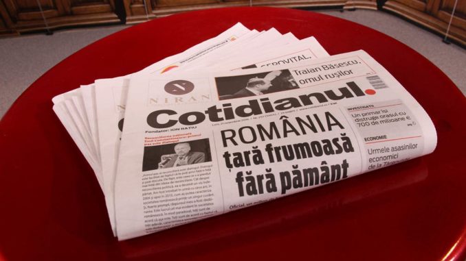 Cotidianul, pe piața media de 32 de ani