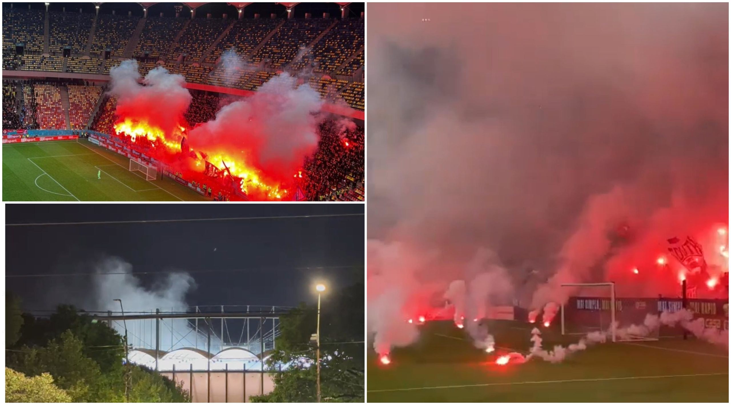 Dinamo-Steaua, incendiar: „Tremură haita când în faţă e armata”