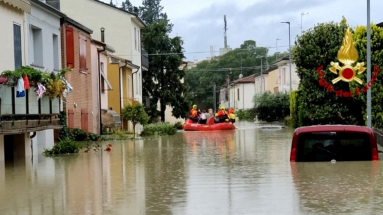 Cod roșu de inundații în nord-estul Italiei
