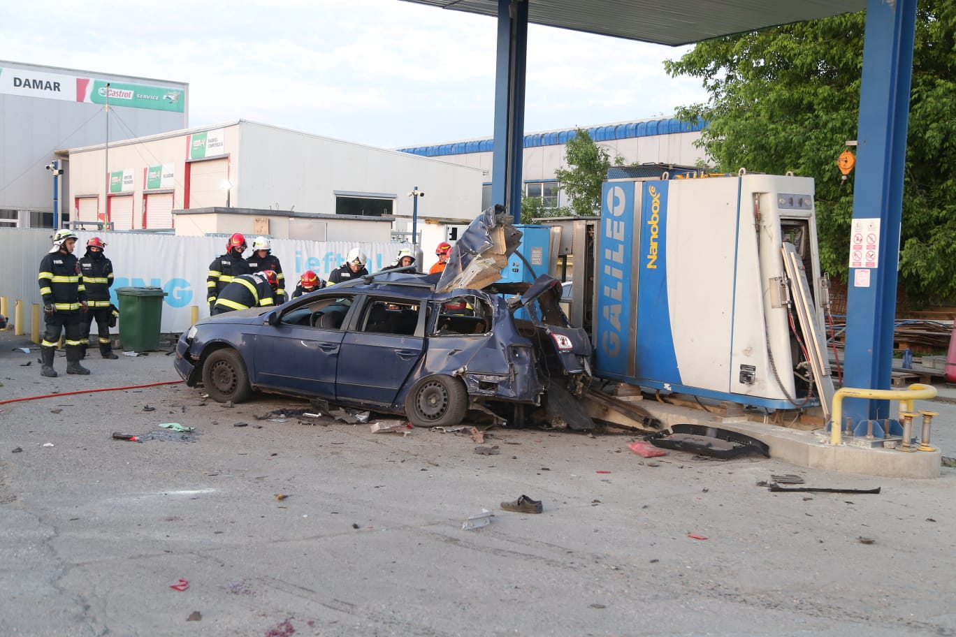 BREAKING: Explozie într-o stație de gaz: O persoană a murit