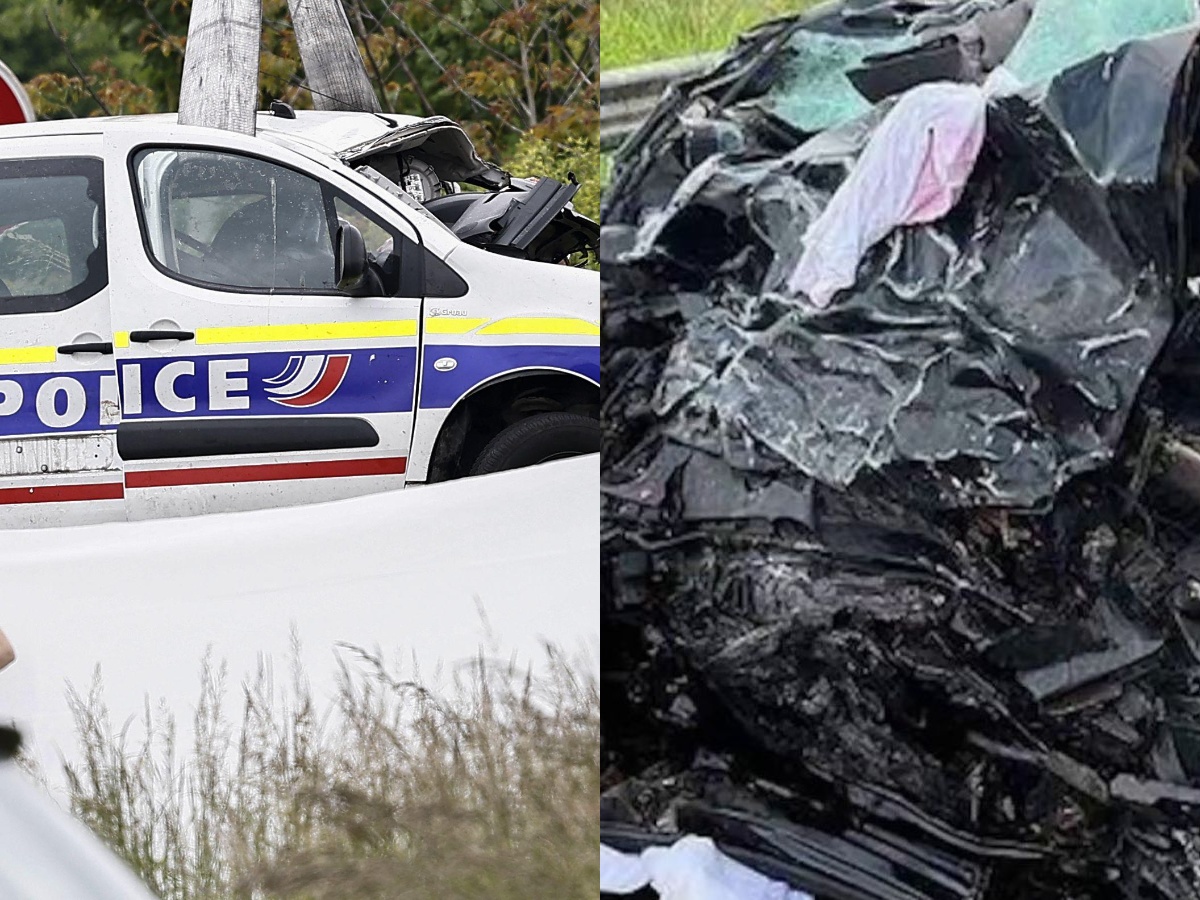 O fată a supraviețuit unui accident în care au murit trei polițiști