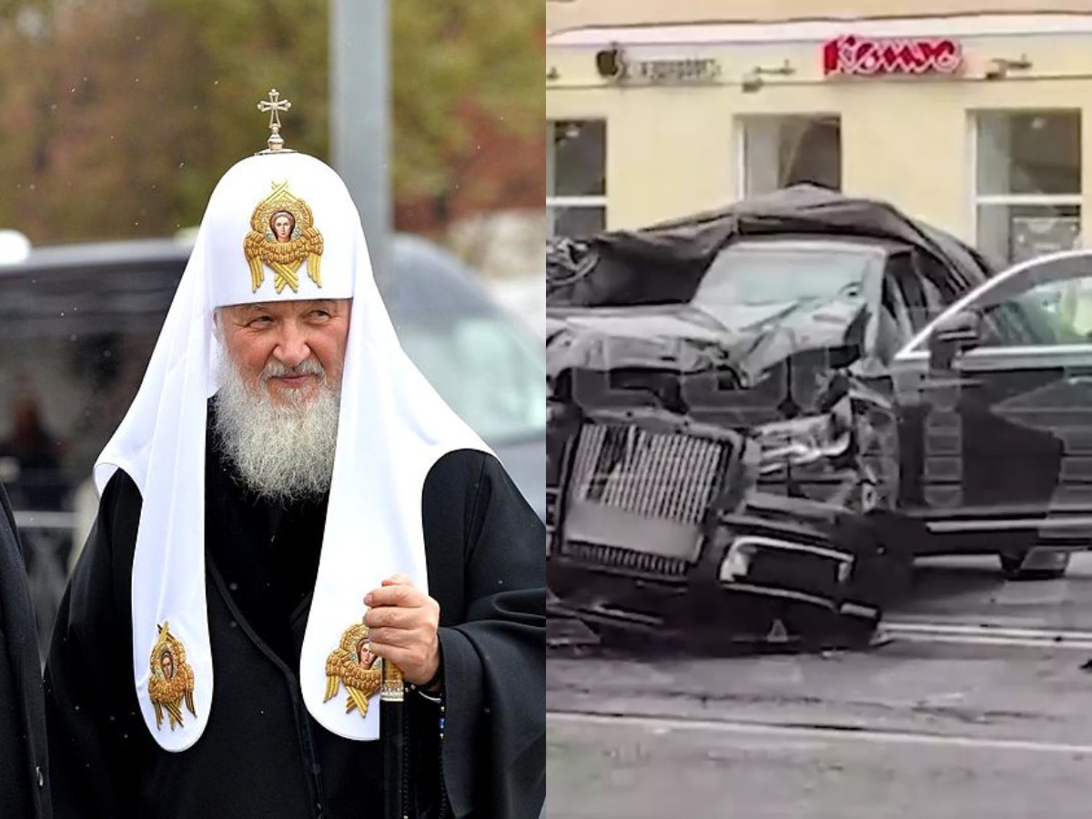 Mașina patriarhului rus Kirill, implicată în accident. Primele imagini