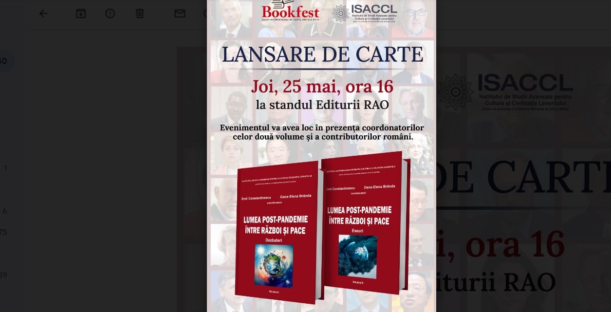 Carte coordonată de Emil Constantinescu, la Bookfest