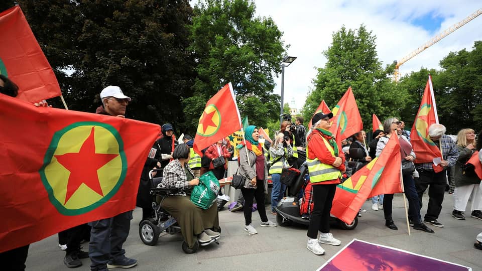 Proteste la Stockholm: „Nu NATO, fără legi Erdogan în Suedia!”