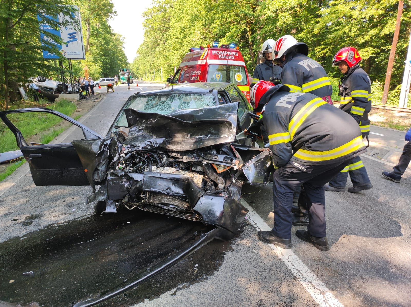 Accident cu trei morți în Sibiu. Cum s-a produs!