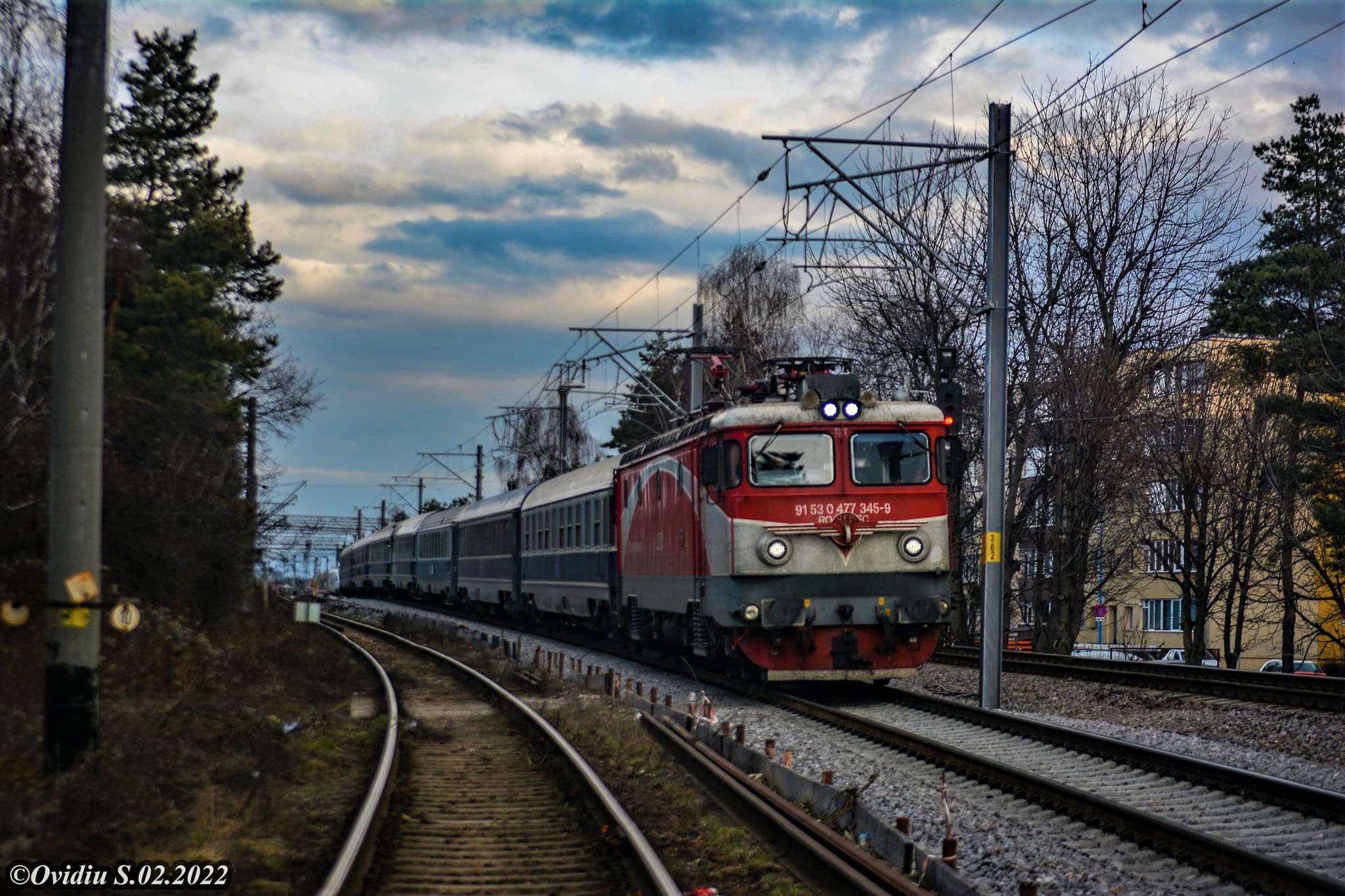 Record de viteză cu trenul Dacia