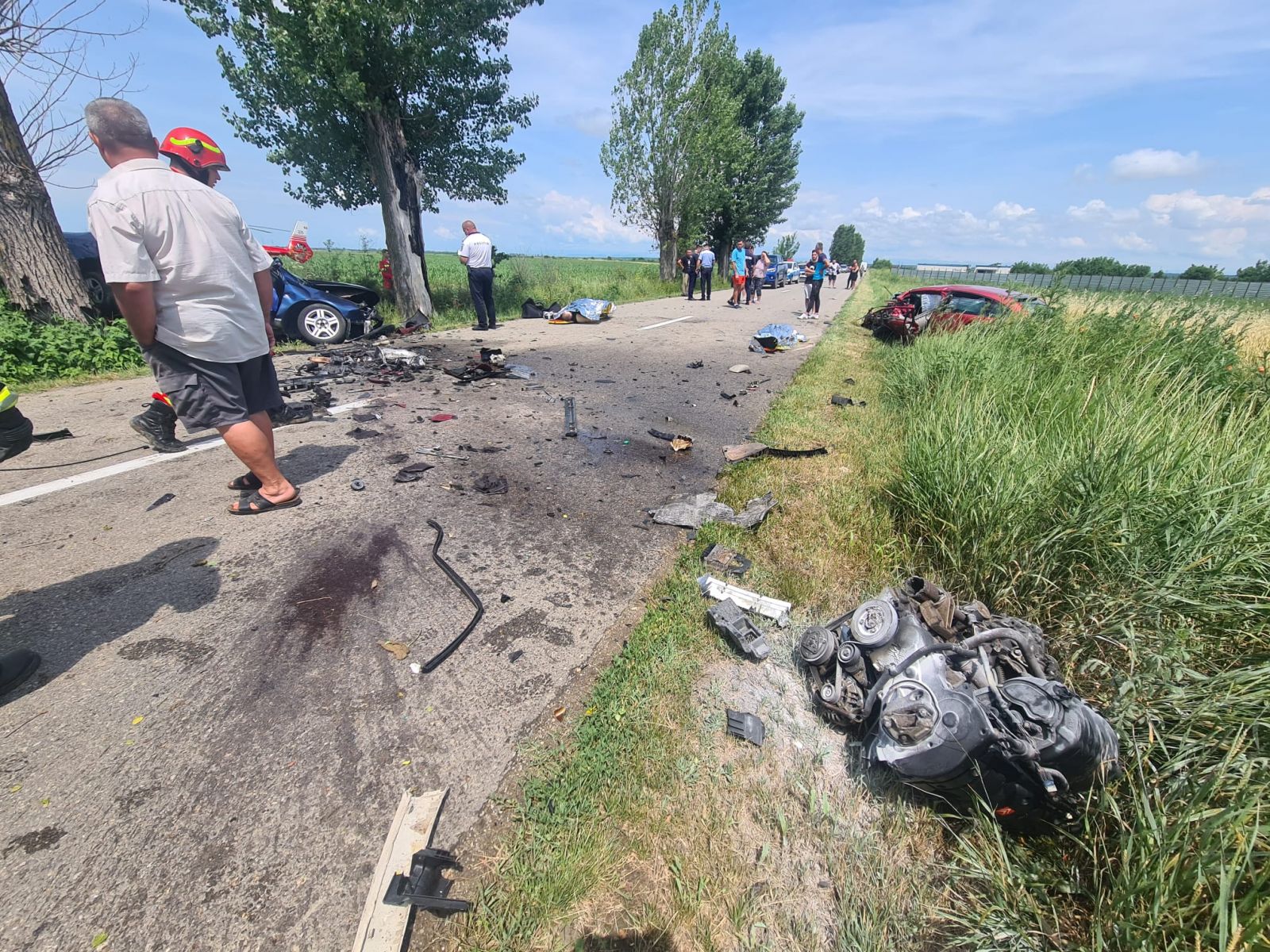 Accident provocat de un bărbat urmărit de poliție