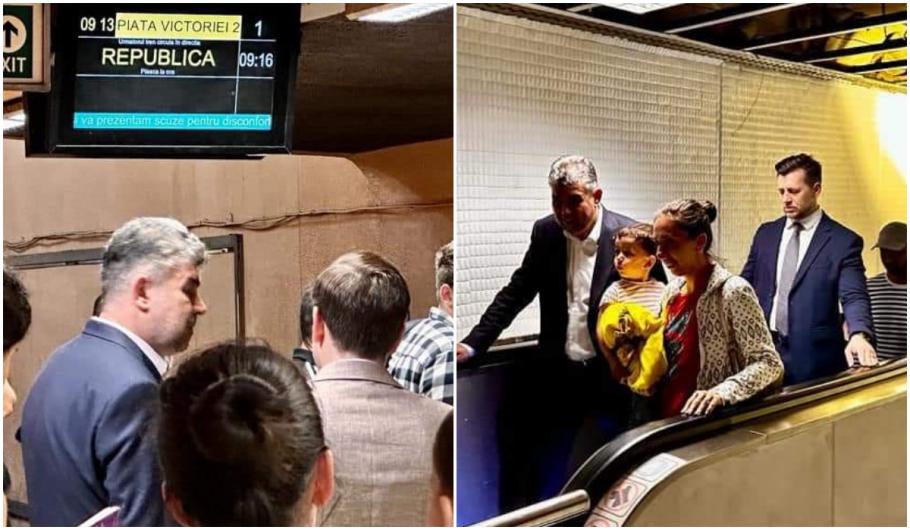 Experiența lui Ciolacu la metrou: ”A devenit mai interesant”