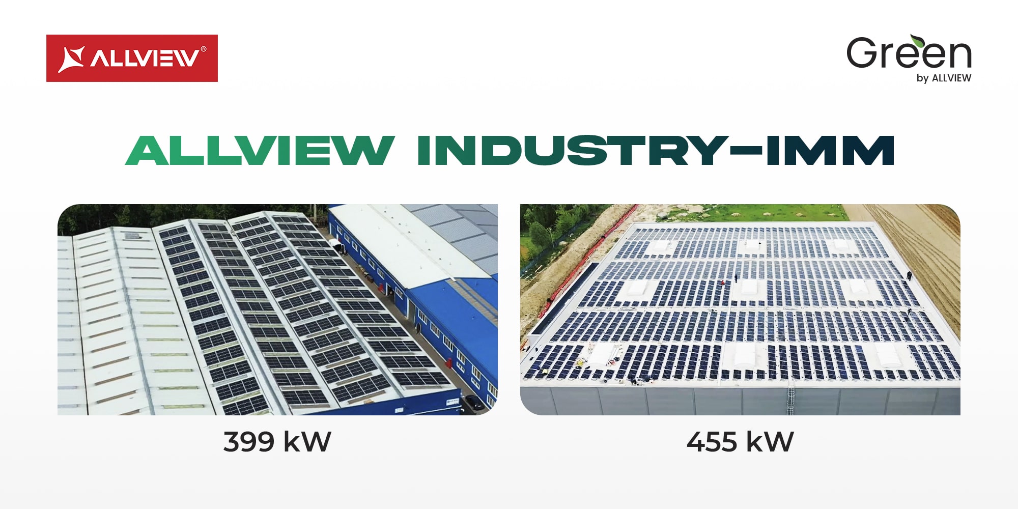 Allview Industry – IMM implementează două sisteme fotovoltaice