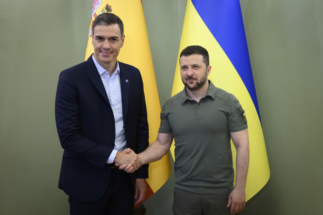 Sanchez la Kiev, în prima zi a exercitării preşedinţiei rotative a UE