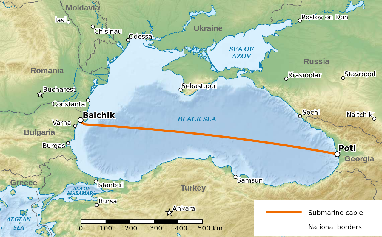 Marea Neagră: Se construiește cablul care va aduce curent verde din Caucaz în UE