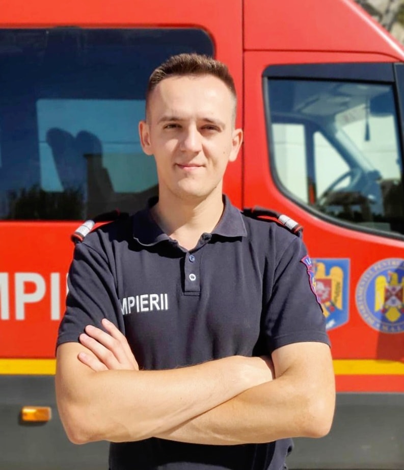 Un pompier român trimis în Rodos, salvator de vieți