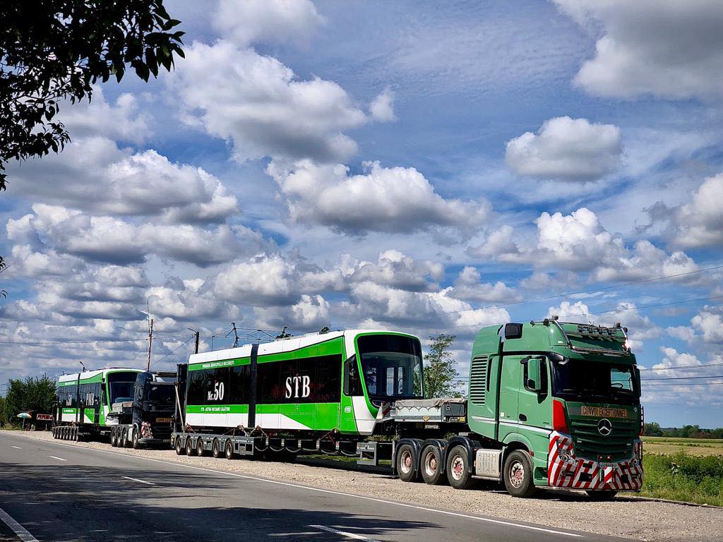 Astra Vagoane a trimis tramvaiul 50 către Capitală